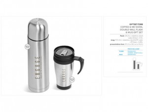 Coffee-&-Me 500Ml Double-Wall Flask & Mug Gift Set
Code: GIFTSET-7288