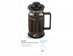 Barista Coffee Plunger - 350Ml
Code: LS-6400