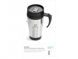 Arabica Double-Wall Travel Mug - 450Ml
Code: MUG-6505