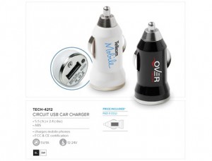 Circuit USB Car Charger
Code: TECH-4212