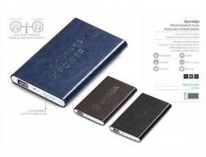 Renaissance Slim 4000mAh Power Bank
Code: TECH-5023