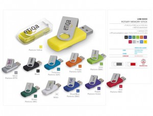 Rotary Memory Stick
Code: USB-5000